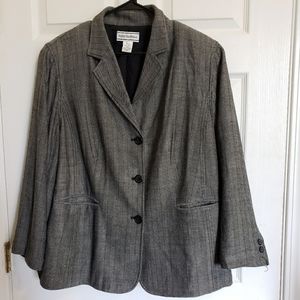 RARE Vintage August Max Woman Plus Size Silk/Wool Blend Jacket